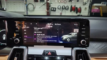 쏘렌토하이브리드노블레스 순정연동엠비언트무드램프작업 / 고양, 일산, 김포, 파주