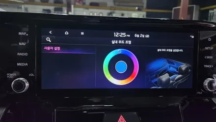 쏘렌토mq4엠비언트무드램프 실내무드조명튜닝 노블레스작업 / 고양, 일산, 김포, 파주