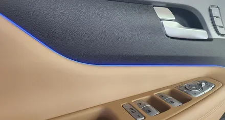 더뉴싼타페TM 엠비언트라이트 무드등 작업으로 바뀐 실내분위기 / 고양, 일산, 김포, 파주