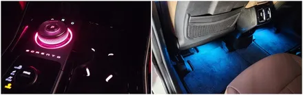 더뉴쏘렌토그래비티 엠비언트라이트와 트렁크식빵등 작업했습니다 / 고양, 일산, 김포, 파주
