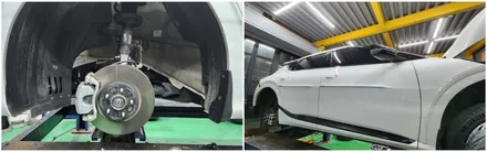 기아 EV6 GT 브레이크튜닝 프론트 네오테크6P & 리어확장킷 장착 / 고양, 일산, 김포, 파주