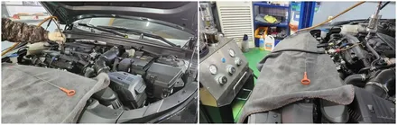 k5dl3 터보차량 엔진오일교환 순환식으로 라베놀 RSP 5W-30 교환작업 / 고양, 일산, 김포, 파주