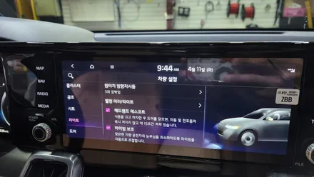 실내무드조명 순정연동엠비언트튜닝 쏘렌토mq4노블레스 작업 / 고양, 일산, 김포, 파주