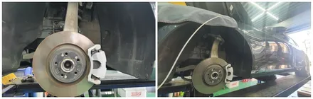 g80 순정콘티넨탈 4p 브레이크 장착 / 고양, 일산, 김포, 파주