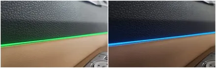 더뉴싼타페TM 엠비언트라이트 무드등 작업으로 바뀐 실내분위기 / 고양, 일산, 김포, 파주