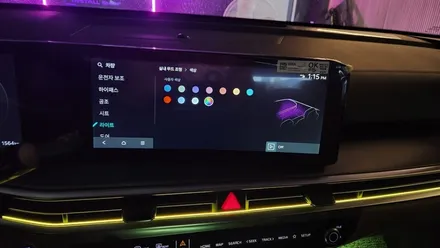 더뉴쏘렌토노블레스 엠비언트무드램프,식빵등까지 작업했습니다 / 고양, 일산, 김포, 파주