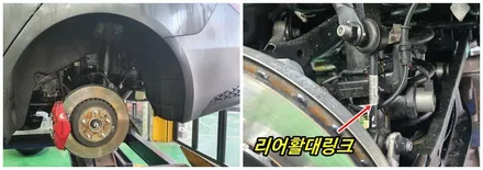 승차감을 좋게 만드는 하체튜닝 노이즈캐쳐 장착 g70 작업 / 고양, 일산, 김포, 파주