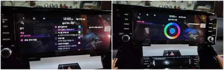 쏘렌토하이브리드노블레스 순정연동엠비언트무드램프작업 / 고양, 일산, 김포, 파주
