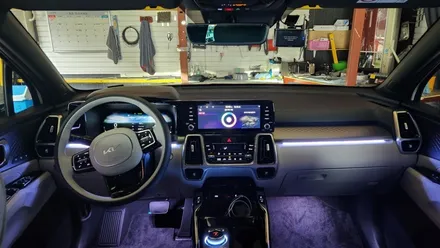 쏘렌토mq4엠비언트무드램프 실내무드조명튜닝 노블레스작업 / 고양, 일산, 김포, 파주