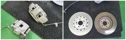 g80 순정콘티넨탈 4p 브레이크 장착 / 고양, 일산, 김포, 파주