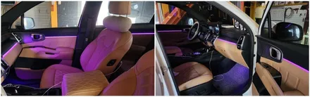 쏘렌토MQ4디젤시그니처  엠비언트라이트 순정연동작업 / 고양, 일산, 김포, 파주