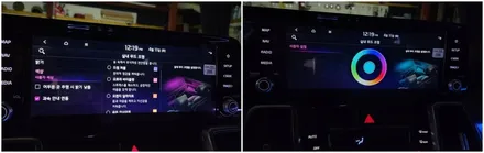 실내무드조명 순정연동엠비언트튜닝 쏘렌토mq4노블레스 작업 / 고양, 일산, 김포, 파주