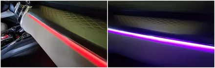 쏘렌토mq4엠비언트무드램프 실내무드조명튜닝 노블레스작업 / 고양, 일산, 김포, 파주