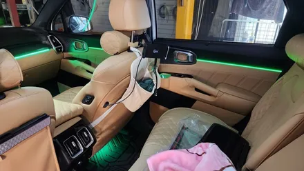 쏘렌토 시그니처 실내무드등튜닝 엠비언트라이트작업 / 고양, 일산, 김포, 파주