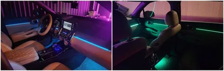 은은한 감성이 느껴지는 쏘렌토mq4 프레스티지 실내엠비언트시공 / 고양, 일산, 김포, 파주