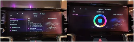 쏘렌토mq4 하이브리드노블레스 엠비언트,기본에 기어다이얼 시공만으로도 분위기 넘 좋네요 / 고양, 일산, 김포, 파주