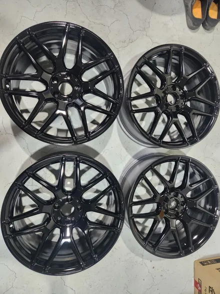 남양주휠복원 휠도색 / 벤츠 S63 amg 쿠페 ( W222 ) / 20인치 순정 / 커스텀 매트블랙 / 고퀄리티 / 합리적인비용 / 휠수리는 휠게이트 / 남양주시 진건읍