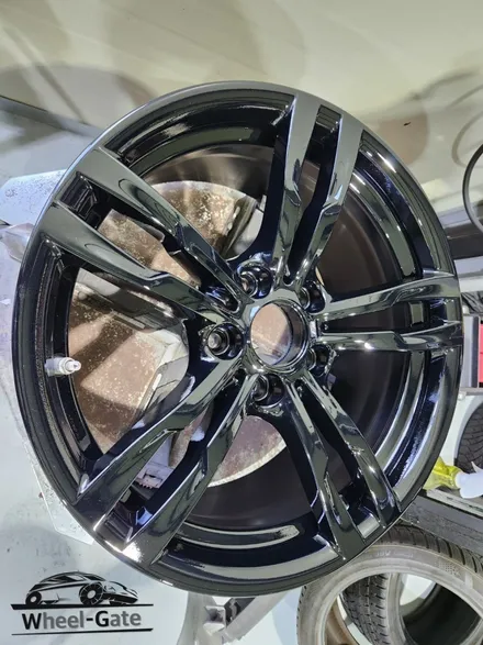 남양주휠복원 휠도색 / bmw 320i M패키지 / 18인치순정휠 / 블랙유광 / 고퀄리티 / 휠수리전문점 휠게이트 / 남양주시 진건읍