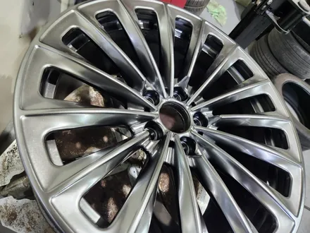 남양주휠복원 휠도색 / BMW 750Li f01 / 순정19인치 / 고스트크롬 / 캘리퍼레드도색 / 고퀄리티 / 합리적인금액 / 휠수리는 휠게이트 / 남양주시 진건읍