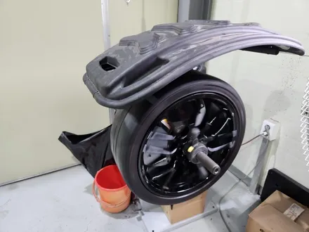 남양주휠복원 휠도색  / 벤츠 A45 amg / 순정19인치 블랙유광 / 민트그린 캘리퍼도색 /  고퀄리티 / 합리적인비용 / 휠수리는 휠게이트 / 남양주시 진건읍