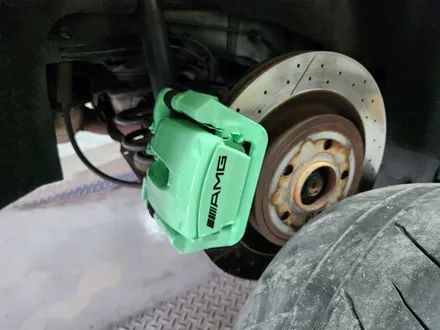 남양주휠복원 휠도색  / 벤츠 A45 amg / 순정19인치 블랙유광 / 민트그린 캘리퍼도색 /  고퀄리티 / 합리적인비용 / 휠수리는 휠게이트 / 남양주시 진건읍