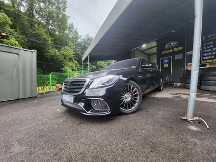 남양주휠복원 휠도색  / 벤츠 S500 ( W222 ) / 20인치 고스트크롬 / 오렌지골드 캘리퍼도색 / 고퀄리티 / 합리적인비용 / 휠수리는 휠게이트 / 남양주시 진건읍