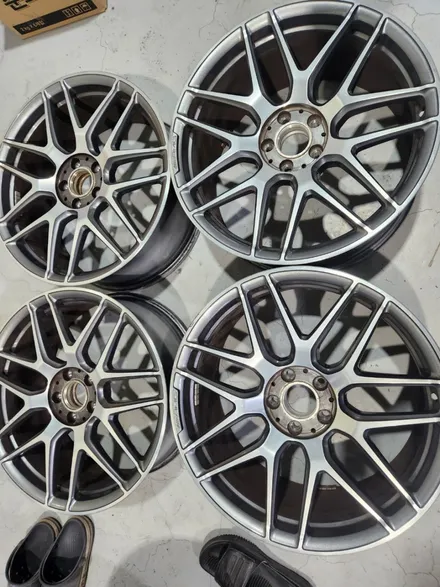 남양주휠복원 휠도색 / 벤츠 S63 amg 쿠페 ( W222 ) / 20인치 순정 / 커스텀 매트블랙 / 고퀄리티 / 합리적인비용 / 휠수리는 휠게이트 / 남양주시 진건읍