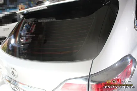 렉셔스 RX350차량 오래사용 퇴색한썬팅 제거후 가성비좋은 애니가드 필름으로 새로 시공해드림 / 광주 북구 중흥동