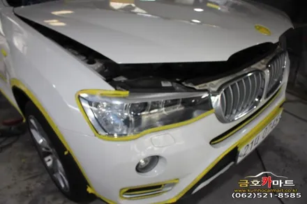 21다0745 BMW X3 루마 피너클 30%와 5% 로 전체 시공해드림 / 광주 북구 중흥동