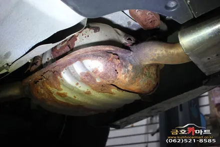 LF소나타 오래사용 터지고 소음심한차량 머플러교환 정비해드림 / 광주 북구, 서구, 남구, 동구
