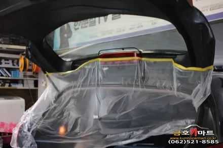 뉴스포티지 오래사용 성능저하 썬팅 제거후 기능성필름 가성비좋은 루마 기본 필름으로 시공해드림 / 광주 북구, 서구, 남구, 동구
