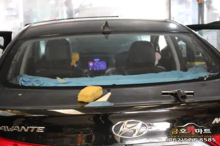 아반떼MD 오래사용 썬팅 제거후 넥스가드 반사필름으로 시공해드림 / 광주 북구, 서구, 남구, 동구