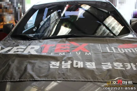 투싼IX 전면유리 자외선차단과 열차단 잘되는 필름으로 시공해드림 / 광주 북구, 서구, 남구, 동구