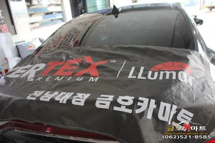 그랜져IG 뒷유리 공기방울썬팅 제거하고 성능좋은 루마버텍스 필름으로 시공해드림 / 광주 북구, 서구, 남구, 동구