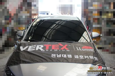 아반떼AD 전면과 측면유리 오래사용 퇴색한썬팅 제거후 가성비좋은 애니가드 필름으로 시공해드림 / 광주 북구, 서구, 남구, 동구