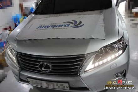 렉셔스 RX350차량 오래사용 퇴색한썬팅 제거후 가성비좋은 애니가드 필름으로 새로 시공해드림 / 광주 북구 중흥동