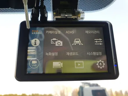 탑동 현대 싼타페DM 파인뷰 LX3000 블랙박스 시공!! / 경기 수원
