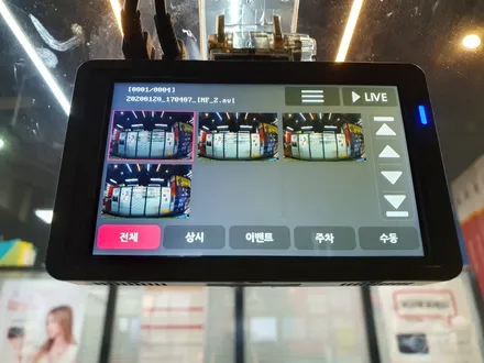탑동 쉐보레 아베오 폰터스 시크릿 블랙박스 장착!! / 경기 수원