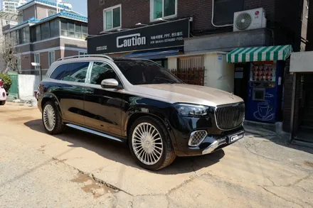 벤츠 GLS 600 샴페인골드 듀오톤(투톤) 블랙&골드 랩핑 시공 ( 마포구 PPF , 마포구 랩핑 ) < 코션 마포점 > / 마포구 신수동