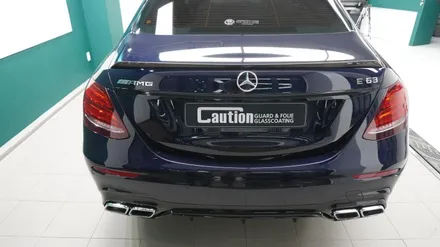 벤츠 E63 AMG 휠, 전체 크롬 딜리트 KPMF 탑폴리에 블랙 / 서울 마포, 서대문, 영등포, 은평