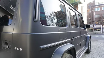 벤츠 지바겐 G63 AMG 무광블랙 전체 랩핑  ( 용산 마포구 여의도 랩핑 PPF ) < 코션 마포점 > / 서울 마포, 서대문, 영등포, 은평