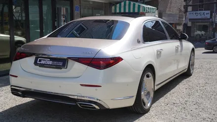 벤츠 S580 마이바흐 라이트 골드 실버 듀오톤(투톤) 랩핑 시공  ( 마포구 PPF , 마포구 랩핑 ) < 코션 마포점 > / 서울 마포, 서대문, 영등포, 은평