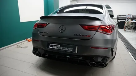 벤츠 CLA45 AMG 무광PPF, 크롬딜리트 시공   ( 용산 마포구 여의도 랩핑 PPF ) < 코션 마포점 > / 서울 마포, 서대문, 영등포, 은평