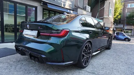 BMW M3 G80 KPMF 그린블랙 전체 랩핑, 윈드쉴드, 전면부 PPF, 실내가죽코팅   ( 용산 마포구 여의도 랩핑 PPF ) < 코션 마포점 > / 서울 마포, 서대문, 영등포, 은평