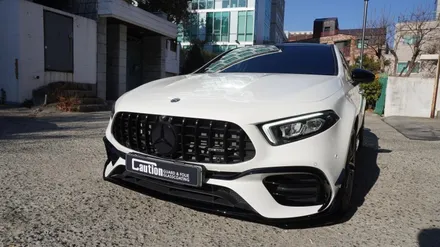 벤츠 A45 AMG PPF, 사이드데칼, 루프스킨, 크롬딜리트 / 서울 마포, 서대문, 영등포, 은평