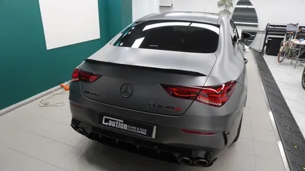 벤츠 CLA45 AMG 무광PPF, 크롬딜리트 시공   ( 용산 마포구 여의도 랩핑 PPF ) < 코션 마포점 > / 서울 마포, 서대문, 영등포, 은평