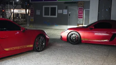 포르쉐 718 박스터 gts 골드크롬 데칼 시공  ( 마포구 PPF , 마포구 랩핑 ) < 코션 마포점 > / 서울 마포, 서대문, 영등포, 은평
