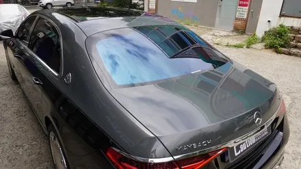 벤츠 S클라스 S580 마이바흐 탑폴리에 다크그레이 듀오톤(투톤) ( 용산 마포구 여의도 랩핑 PPF ) < 코션 마포점 > / 서울 마포, 서대문, 영등포, 은평
