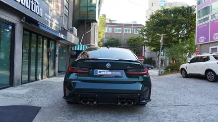 BMW M3 G80 KPMF 그린블랙 전체 랩핑, 윈드쉴드, 전면부 PPF, 실내가죽코팅   ( 용산 마포구 여의도 랩핑 PPF ) < 코션 마포점 > / 서울 마포, 서대문, 영등포, 은평