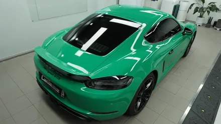 포르쉐 718 카이맨 3m Kelly Green 전체 랩핑  ( 용산 마포구 여의도 랩핑 PPF ) < 코션 마포점 > / 서울 마포, 서대문, 영등포, 은평